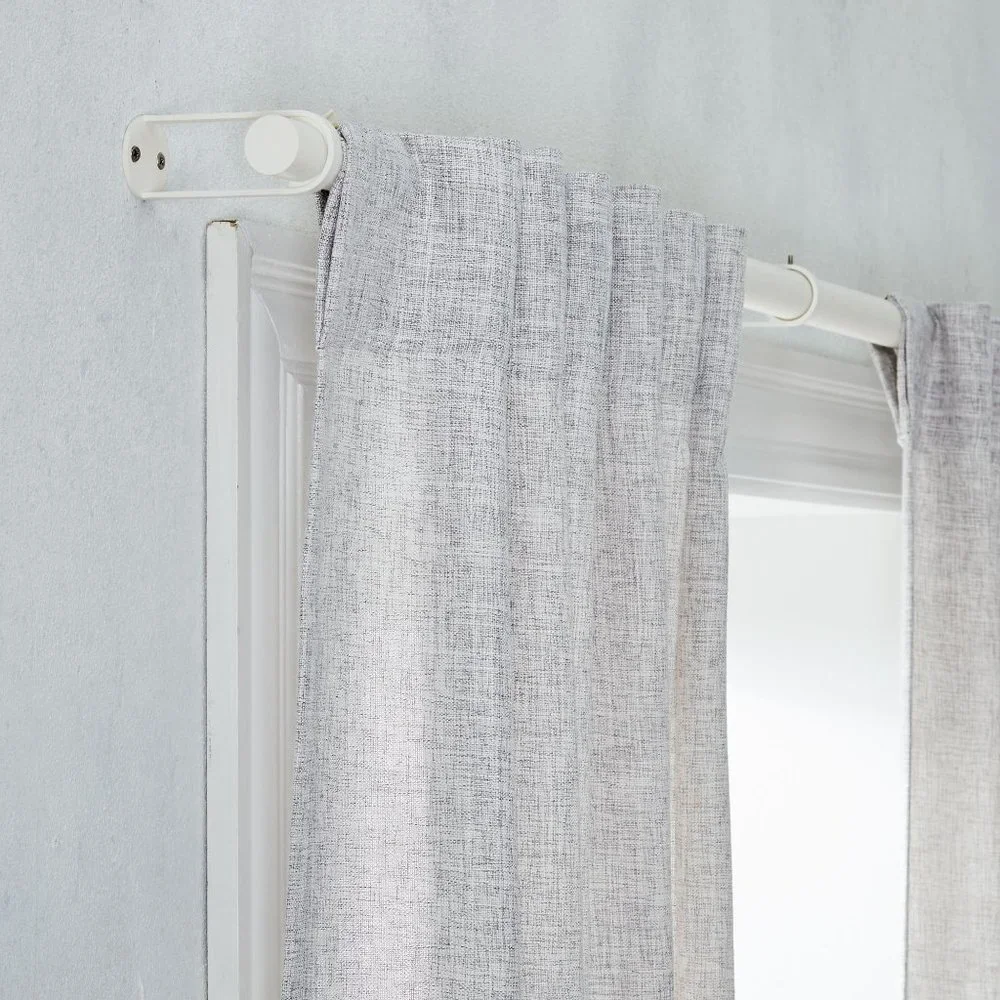 BRAND NEW never used WEST ELM Crossweave Linen Curtain 48